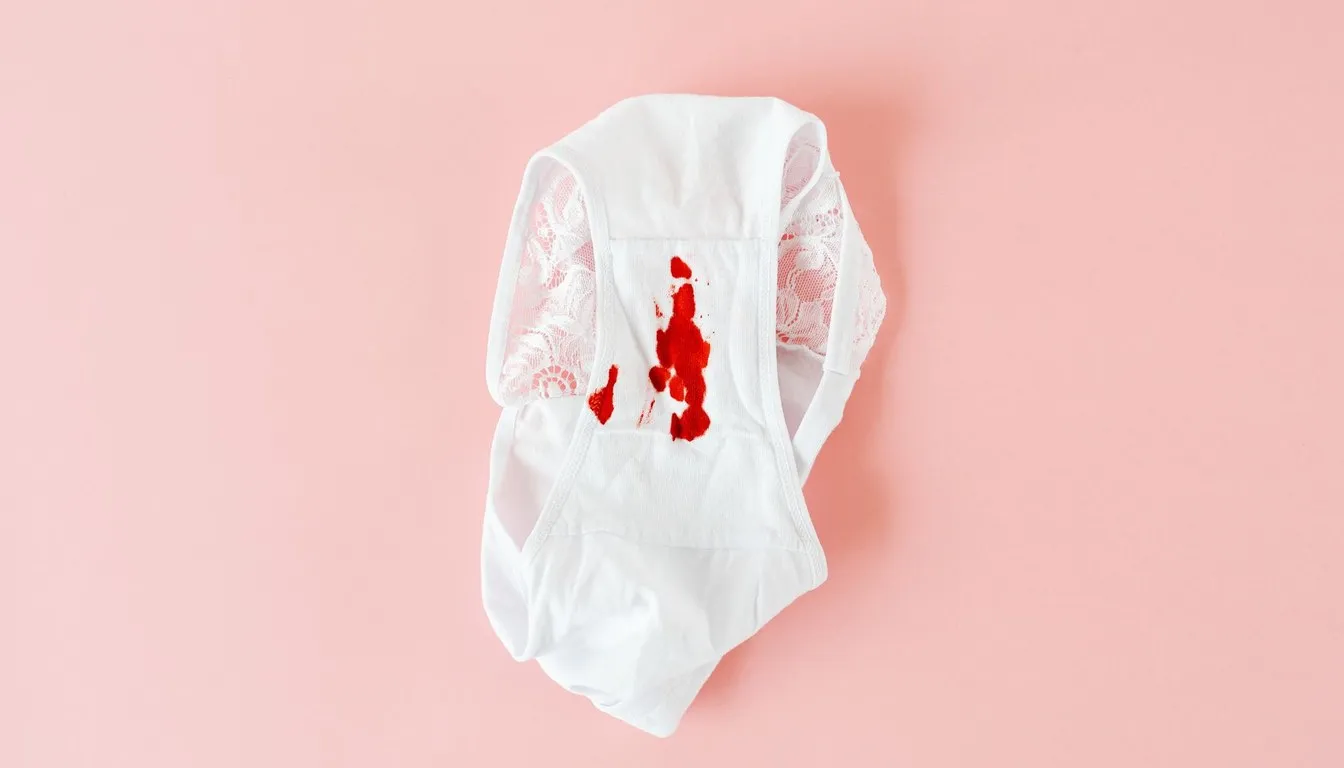 White shirt with red stains on a pink background