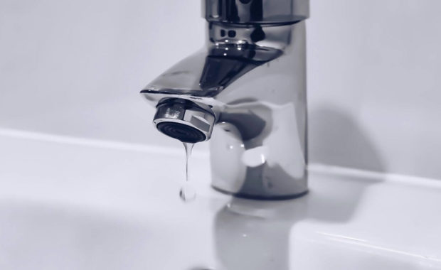 water damage restoration faucet water